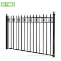 Spear Top Weld Tubular Steel Ornamental Fence Panels